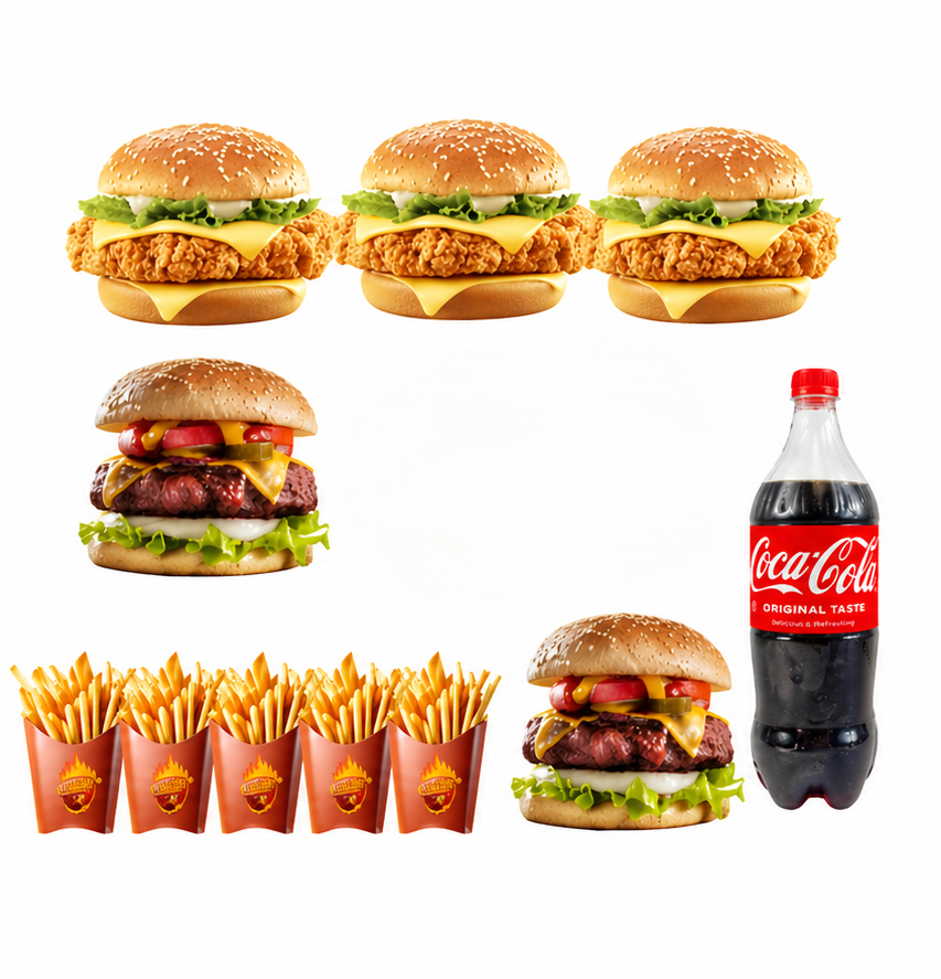 Smash burger family deal